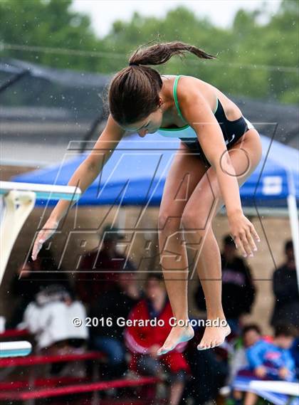 Thumbnail 2 in CIF SJS Girls Diving Finals photogallery.