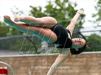 Thumbnail 1 in CIF SJS Girls Diving Finals photogallery.