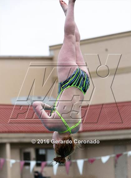 Thumbnail 2 in CIF SJS Girls Diving Finals photogallery.