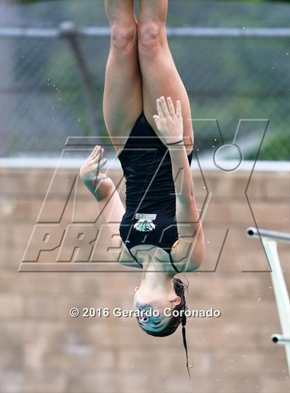 Thumbnail 1 in CIF SJS Girls Diving Finals photogallery.