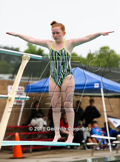 Thumbnail 3 in CIF SJS Girls Diving Finals photogallery.