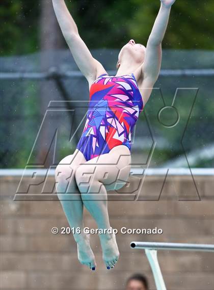 Thumbnail 3 in CIF SJS Girls Diving Finals photogallery.