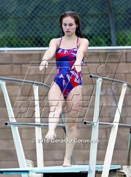 Thumbnail 2 in CIF SJS Girls Diving Finals photogallery.