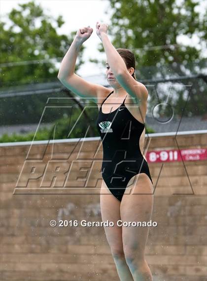 Thumbnail 3 in CIF SJS Girls Diving Finals photogallery.