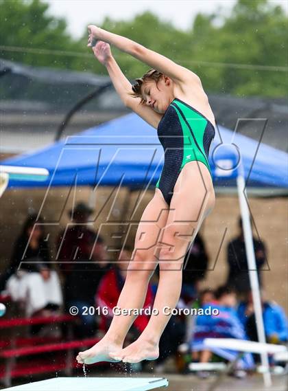 Thumbnail 2 in CIF SJS Girls Diving Finals photogallery.