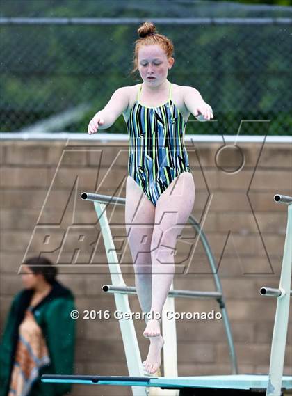 Thumbnail 1 in CIF SJS Girls Diving Finals photogallery.