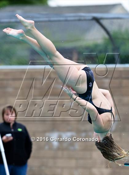 Thumbnail 2 in CIF SJS Girls Diving Finals photogallery.