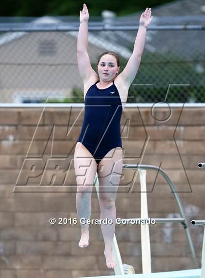 Thumbnail 3 in CIF SJS Girls Diving Finals photogallery.