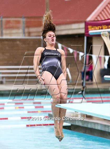 Thumbnail 3 in CIF SJS Girls Diving Finals photogallery.