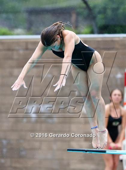Thumbnail 2 in CIF SJS Girls Diving Finals photogallery.