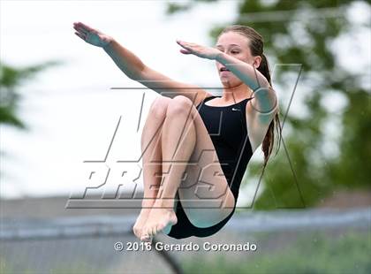 Thumbnail 2 in CIF SJS Girls Diving Finals photogallery.