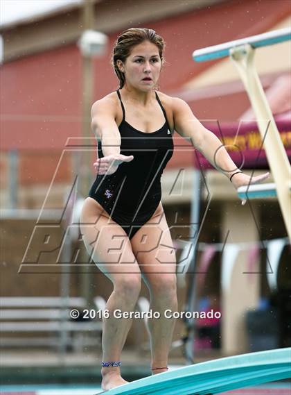 Thumbnail 2 in CIF SJS Girls Diving Finals photogallery.