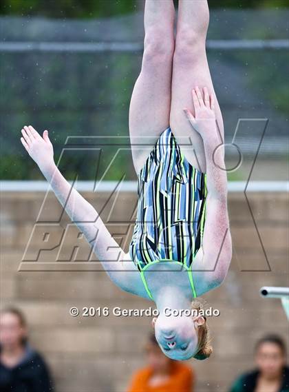 Thumbnail 3 in CIF SJS Girls Diving Finals photogallery.