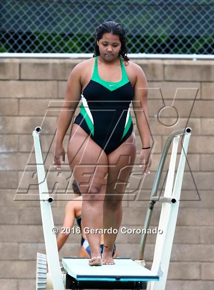 Thumbnail 2 in CIF SJS Girls Diving Finals photogallery.