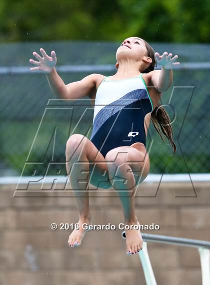 Thumbnail 3 in CIF SJS Girls Diving Finals photogallery.