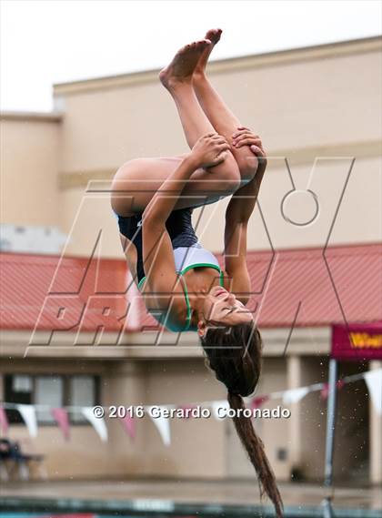 Thumbnail 3 in CIF SJS Girls Diving Finals photogallery.