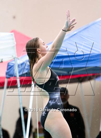 Thumbnail 2 in CIF SJS Girls Diving Finals photogallery.