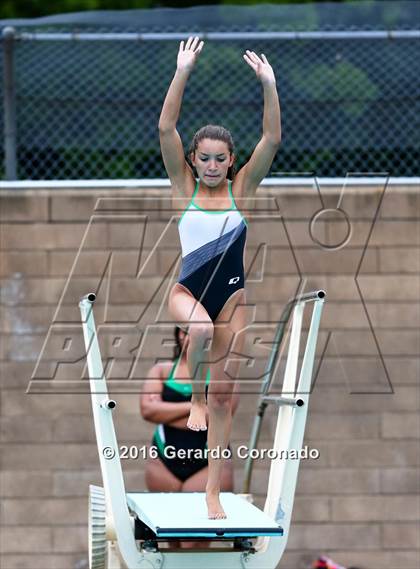 Thumbnail 2 in CIF SJS Girls Diving Finals photogallery.