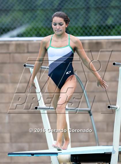 Thumbnail 3 in CIF SJS Girls Diving Finals photogallery.