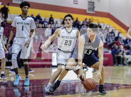 Thumbnail 1 in Chaminade vs  Notre Dame (SO) (Mission league tournament) photogallery.