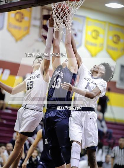 Thumbnail 2 in Chaminade vs  Notre Dame (SO) (Mission league tournament) photogallery.
