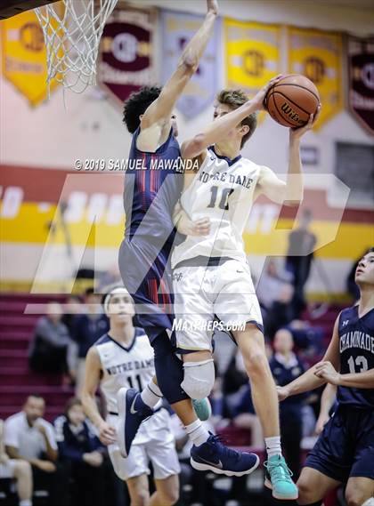 Thumbnail 2 in Chaminade vs  Notre Dame (SO) (Mission league tournament) photogallery.