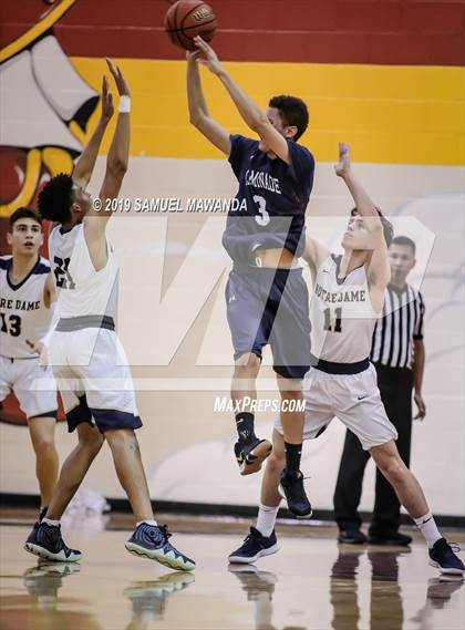 Thumbnail 1 in Chaminade vs  Notre Dame (SO) (Mission league tournament) photogallery.