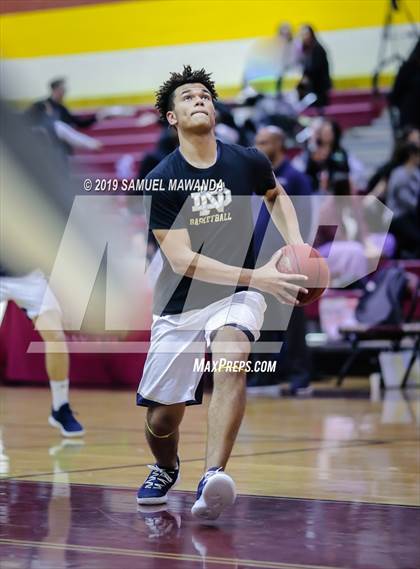 Thumbnail 1 in Chaminade vs  Notre Dame (SO) (Mission league tournament) photogallery.