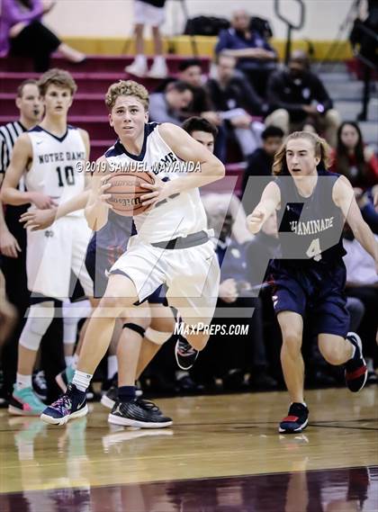 Thumbnail 3 in Chaminade vs  Notre Dame (SO) (Mission league tournament) photogallery.