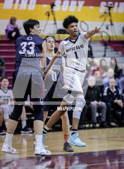 Thumbnail 3 in Chaminade vs  Notre Dame (SO) (Mission league tournament) photogallery.
