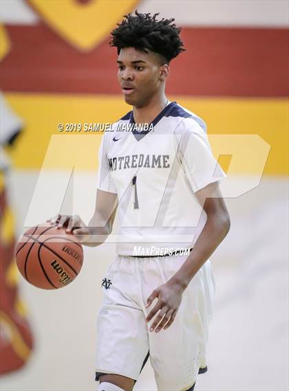Thumbnail 1 in Chaminade vs  Notre Dame (SO) (Mission league tournament) photogallery.