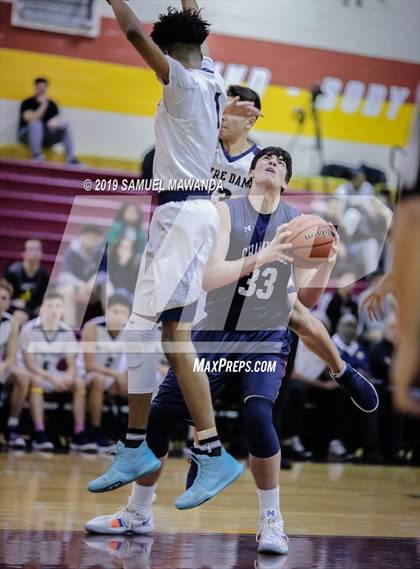 Thumbnail 3 in Chaminade vs  Notre Dame (SO) (Mission league tournament) photogallery.