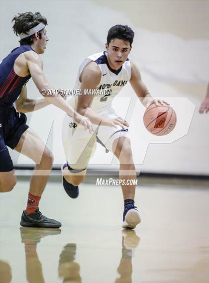 Thumbnail 1 in Chaminade vs  Notre Dame (SO) (Mission league tournament) photogallery.