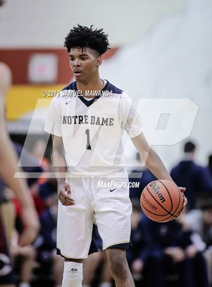 Thumbnail 1 in Chaminade vs  Notre Dame (SO) (Mission league tournament) photogallery.