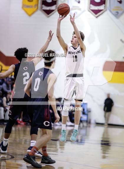 Thumbnail 3 in Chaminade vs  Notre Dame (SO) (Mission league tournament) photogallery.