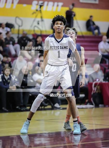 Thumbnail 2 in Chaminade vs  Notre Dame (SO) (Mission league tournament) photogallery.