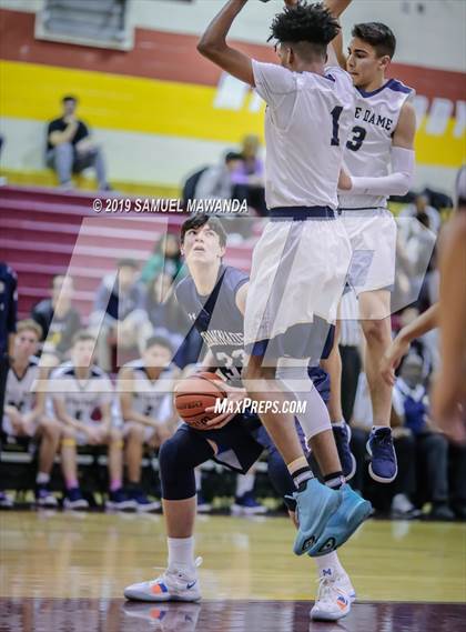 Thumbnail 2 in Chaminade vs  Notre Dame (SO) (Mission league tournament) photogallery.