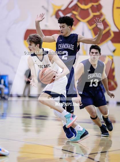 Thumbnail 1 in Chaminade vs  Notre Dame (SO) (Mission league tournament) photogallery.