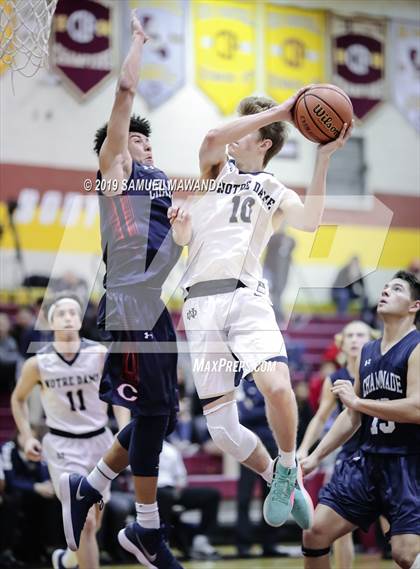 Thumbnail 3 in Chaminade vs  Notre Dame (SO) (Mission league tournament) photogallery.