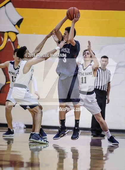 Thumbnail 2 in Chaminade vs  Notre Dame (SO) (Mission league tournament) photogallery.
