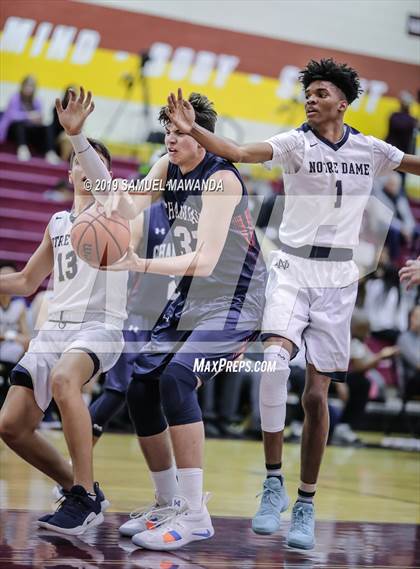 Thumbnail 1 in Chaminade vs  Notre Dame (SO) (Mission league tournament) photogallery.