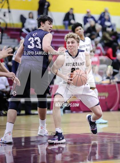 Thumbnail 3 in Chaminade vs  Notre Dame (SO) (Mission league tournament) photogallery.