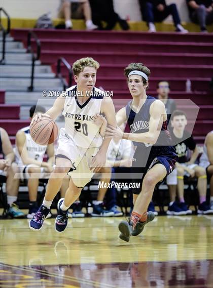 Thumbnail 1 in Chaminade vs  Notre Dame (SO) (Mission league tournament) photogallery.