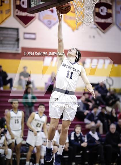 Thumbnail 1 in Chaminade vs  Notre Dame (SO) (Mission league tournament) photogallery.