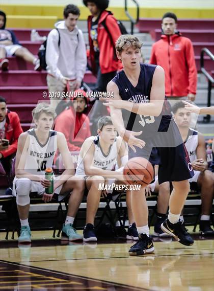 Thumbnail 1 in Chaminade vs  Notre Dame (SO) (Mission league tournament) photogallery.