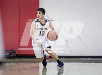 Thumbnail 1 in Chaminade vs  Notre Dame (SO) (Mission league tournament) photogallery.