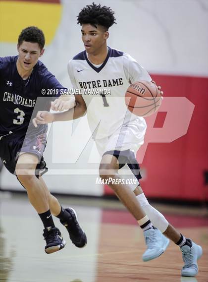 Thumbnail 3 in Chaminade vs  Notre Dame (SO) (Mission league tournament) photogallery.