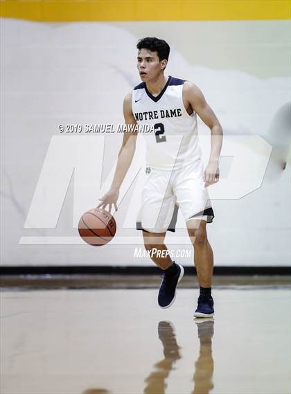 Thumbnail 1 in Chaminade vs  Notre Dame (SO) (Mission league tournament) photogallery.