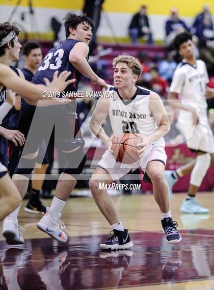 Thumbnail 1 in Chaminade vs  Notre Dame (SO) (Mission league tournament) photogallery.