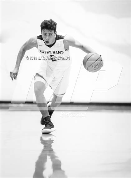 Thumbnail 3 in Chaminade vs  Notre Dame (SO) (Mission league tournament) photogallery.